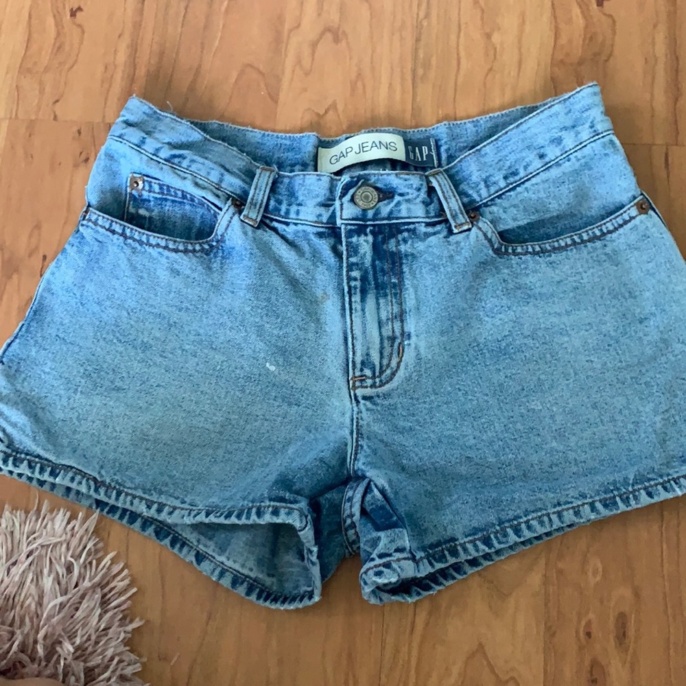 Gap denim mid rise shorts